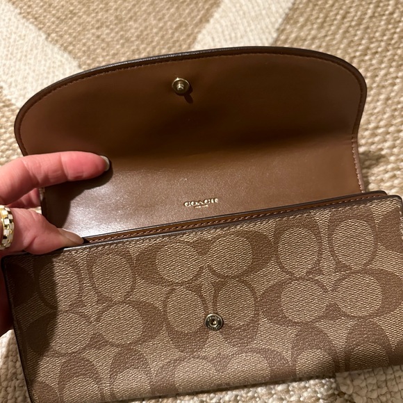 Coach envelope signature C long wallet - Picture 4 of 7